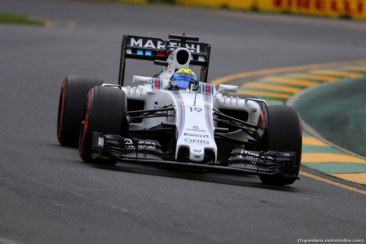 GP AUSTRALIA, 19.03.2016 - Qualifiche, Felipe Massa (BRA) Williams FW38