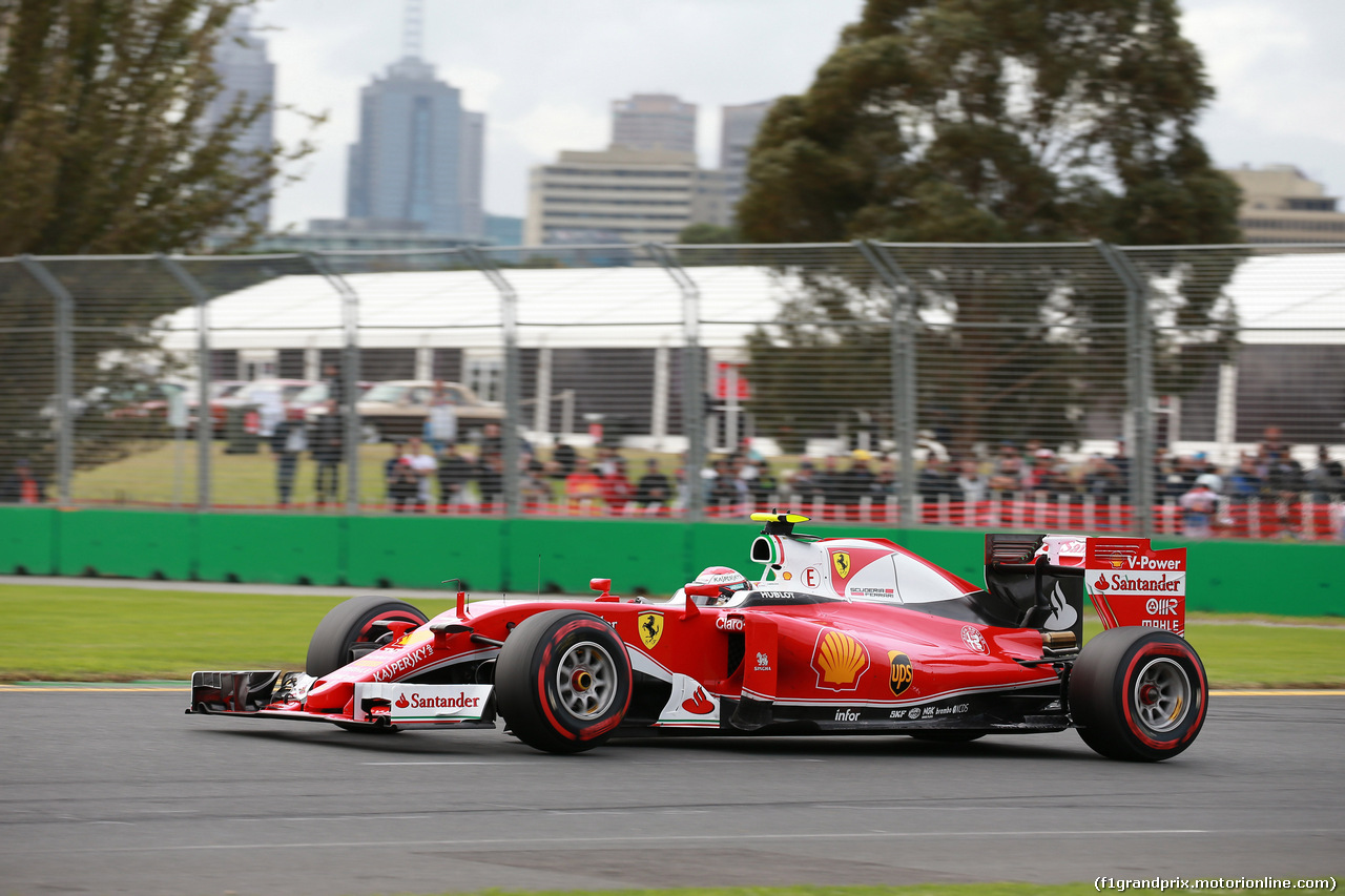 GP AUSTRALIA, 19.03.2016 - Qualifiche, Kimi Raikkonen (FIN) Ferrari SF16-H