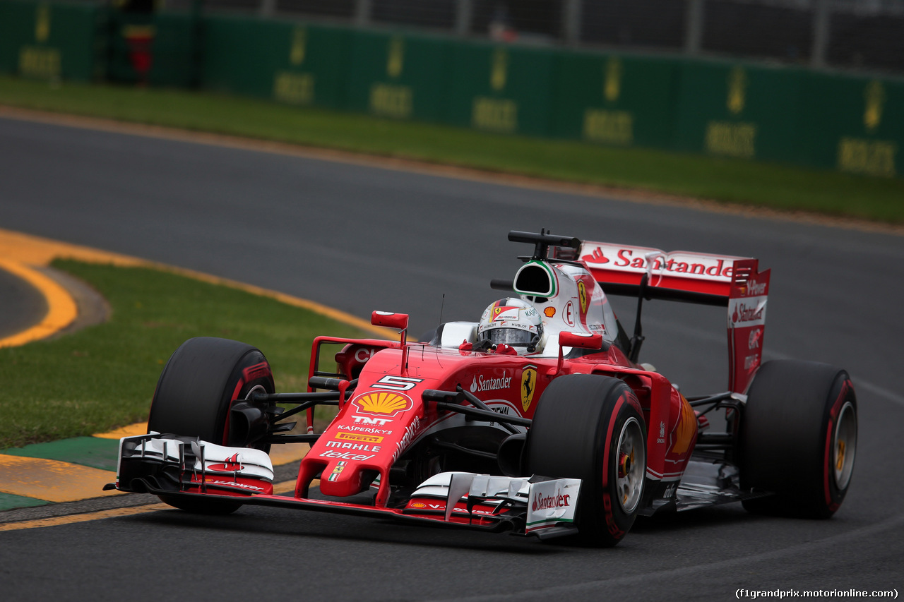 GP AUSTRALIA, 19.03.2016 - Qualifiche, Sebastian Vettel (GER) Ferrari SF16-H