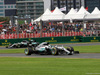 GP AUSTRALIA, 19.03.2016 - Free Practice 3, Nico Rosberg (GER) Mercedes AMG F1 W07 Hybrid davanti a Lewis Hamilton (GBR) Mercedes AMG F1 W07 Hybrid