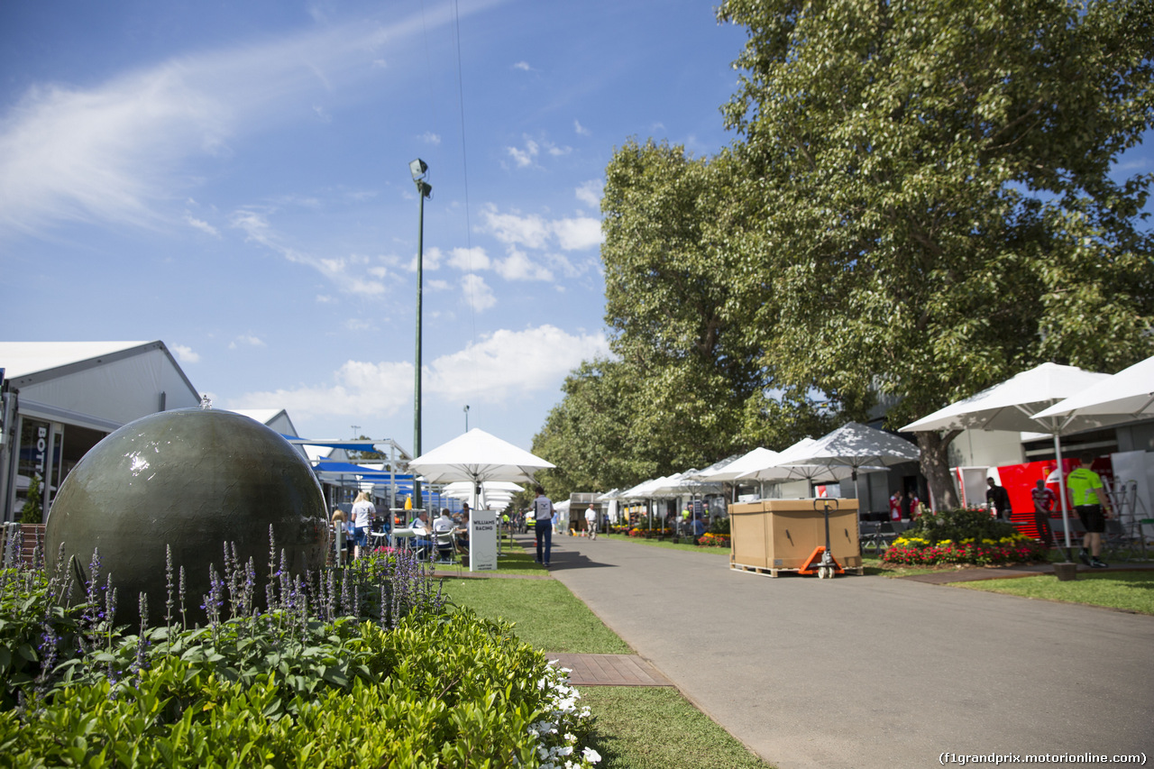 GP AUSTRALIA, The paddock.
16.03.2016.
