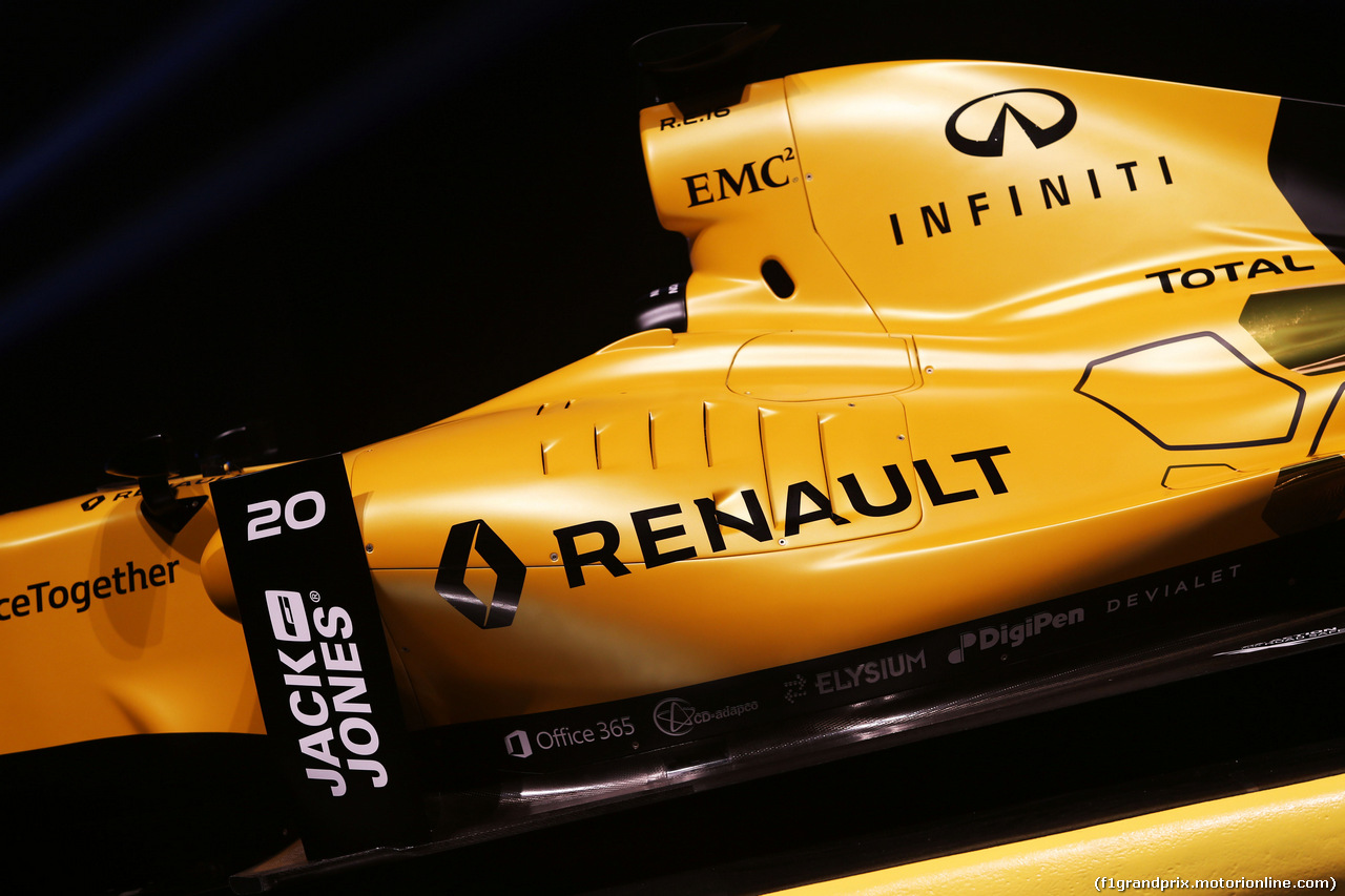 GP AUSTRALIA, The Renault Sport F1 Team RS16 livery reveal.
16.03.2016.