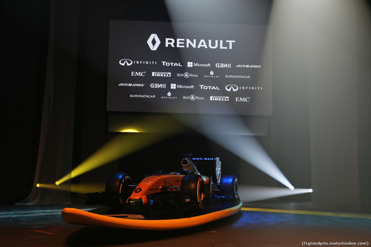 GP AUSTRALIA, The Renault Sport F1 Team RS16 livery reveal.
16.03.2016.