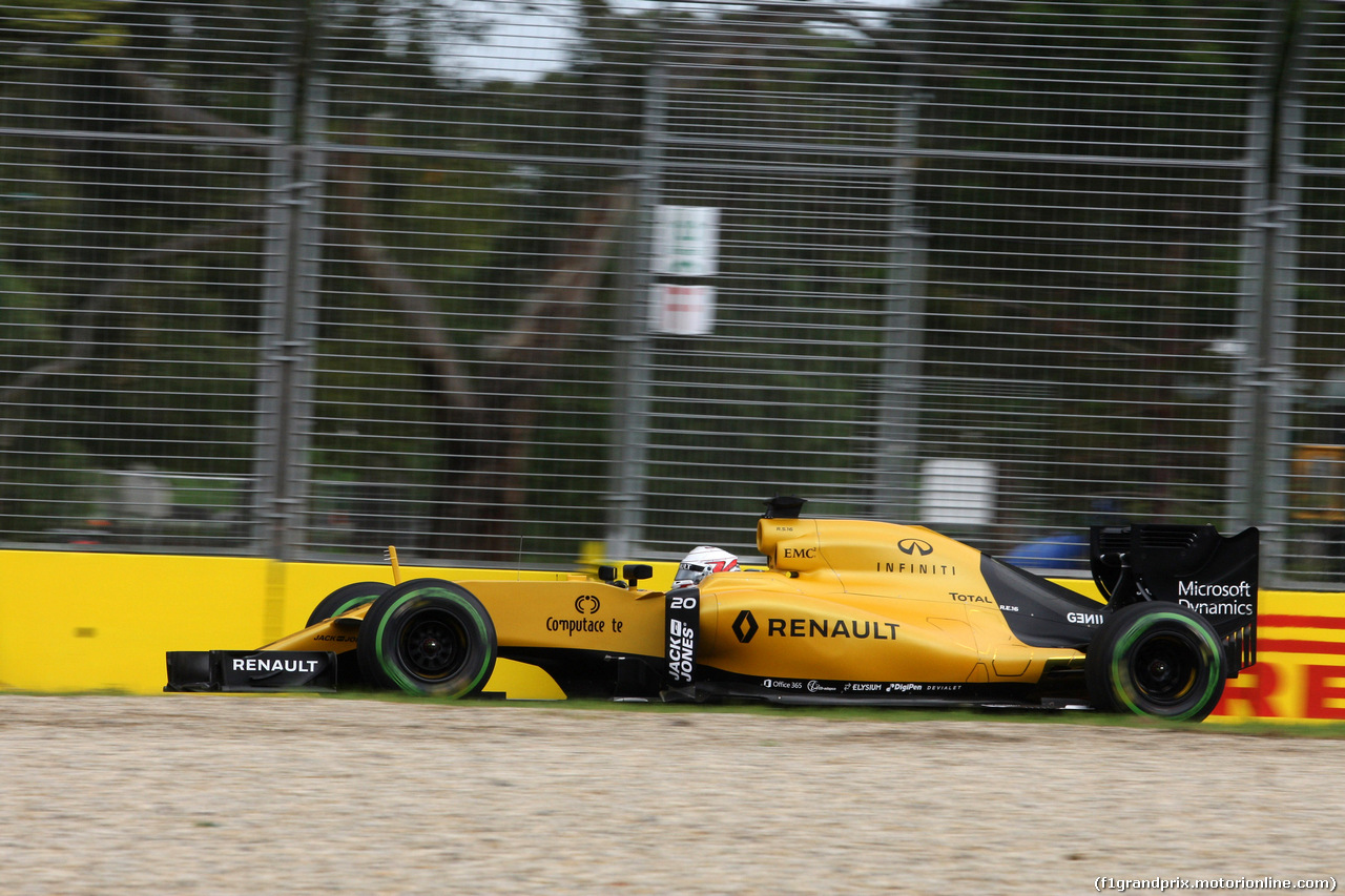 GP AUSTRALIA, 18.03.2016 - Prove Libere 1, Kevin Magnussen (DEN) Renault Sport F1 Team RS16