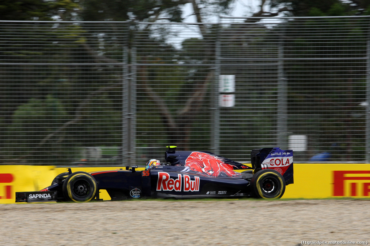 GP AUSTRALIA, 18.03.2016 - Prove Libere 1, Carlos Sainz Jr (ESP) Scuderia Toro Rosso STR11