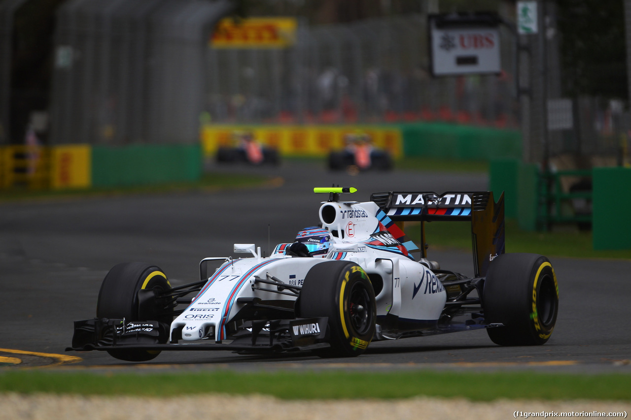 GP AUSTRALIA, 18.03.2016 - Prove Libere 1, Valtteri Bottas (FIN) Williams FW38