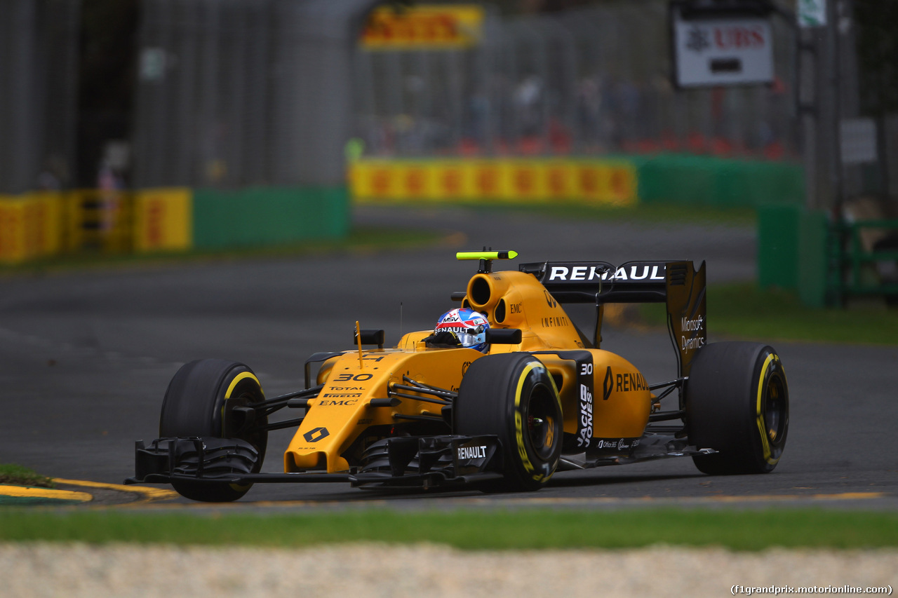 GP AUSTRALIA, 18.03.2016 - Prove Libere 1, Jolyon Palmer (GBR) Renault Sport F1 Team RS16