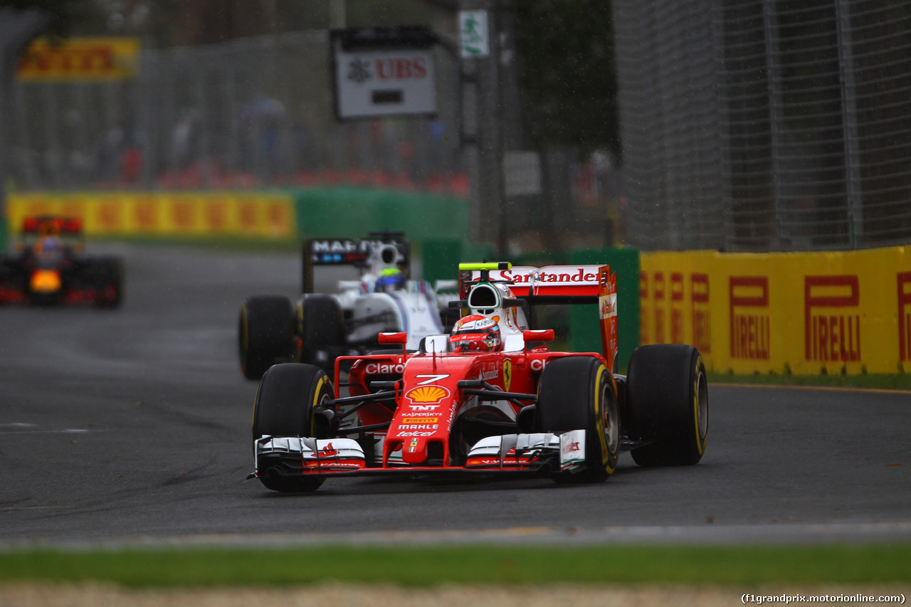 GP AUSTRALIA, 18.03.2016 - Prove Libere 1, Kimi Raikkonen (FIN) Ferrari SF16-H