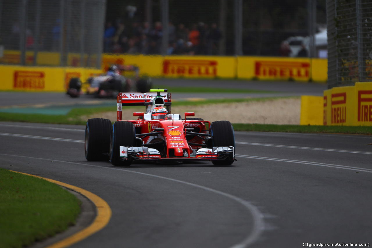 GP AUSTRALIA, 18.03.2016 - Prove Libere 1, Kimi Raikkonen (FIN) Ferrari SF16-H