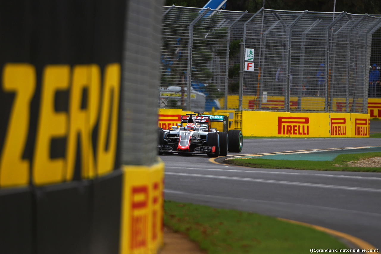 GP AUSTRALIA, 18.03.2016 - Prove Libere 1, Romain Grosjean (FRA) Haas F1 Team VF-16