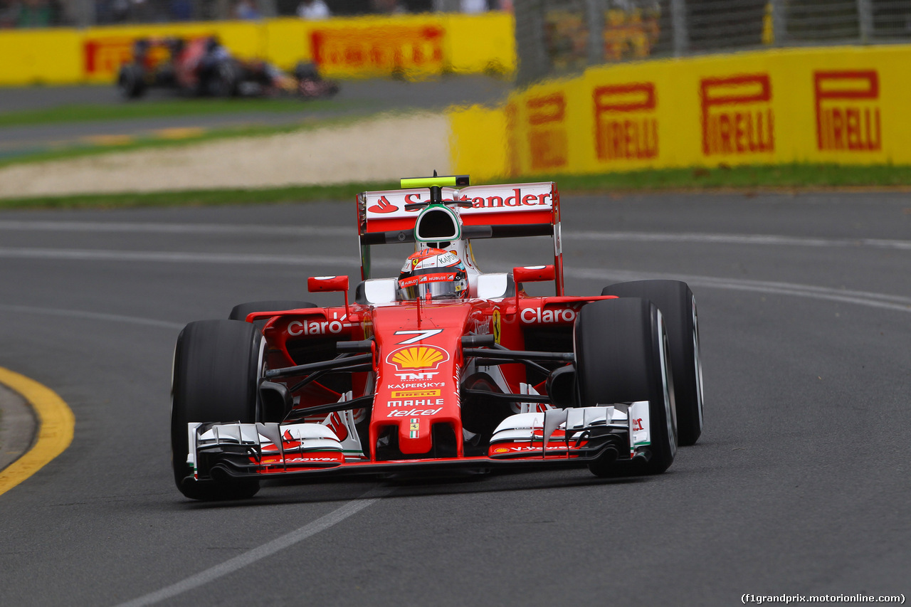 GP AUSTRALIA, 18.03.2016 - Prove Libere 1, Kimi Raikkonen (FIN) Ferrari SF16-H