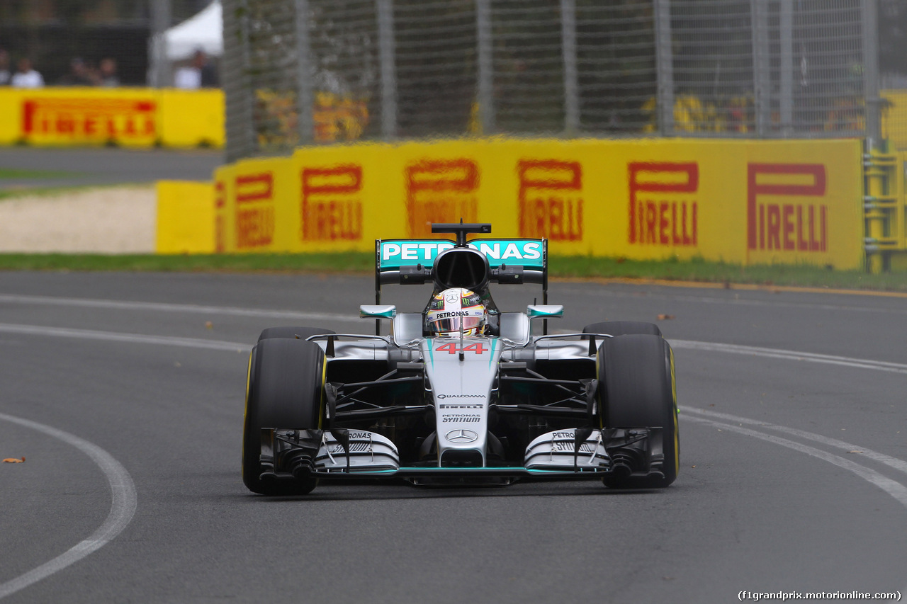 GP AUSTRALIA, 18.03.2016 - Prove Libere 1, Lewis Hamilton (GBR) Mercedes AMG F1 W07 Hybrid