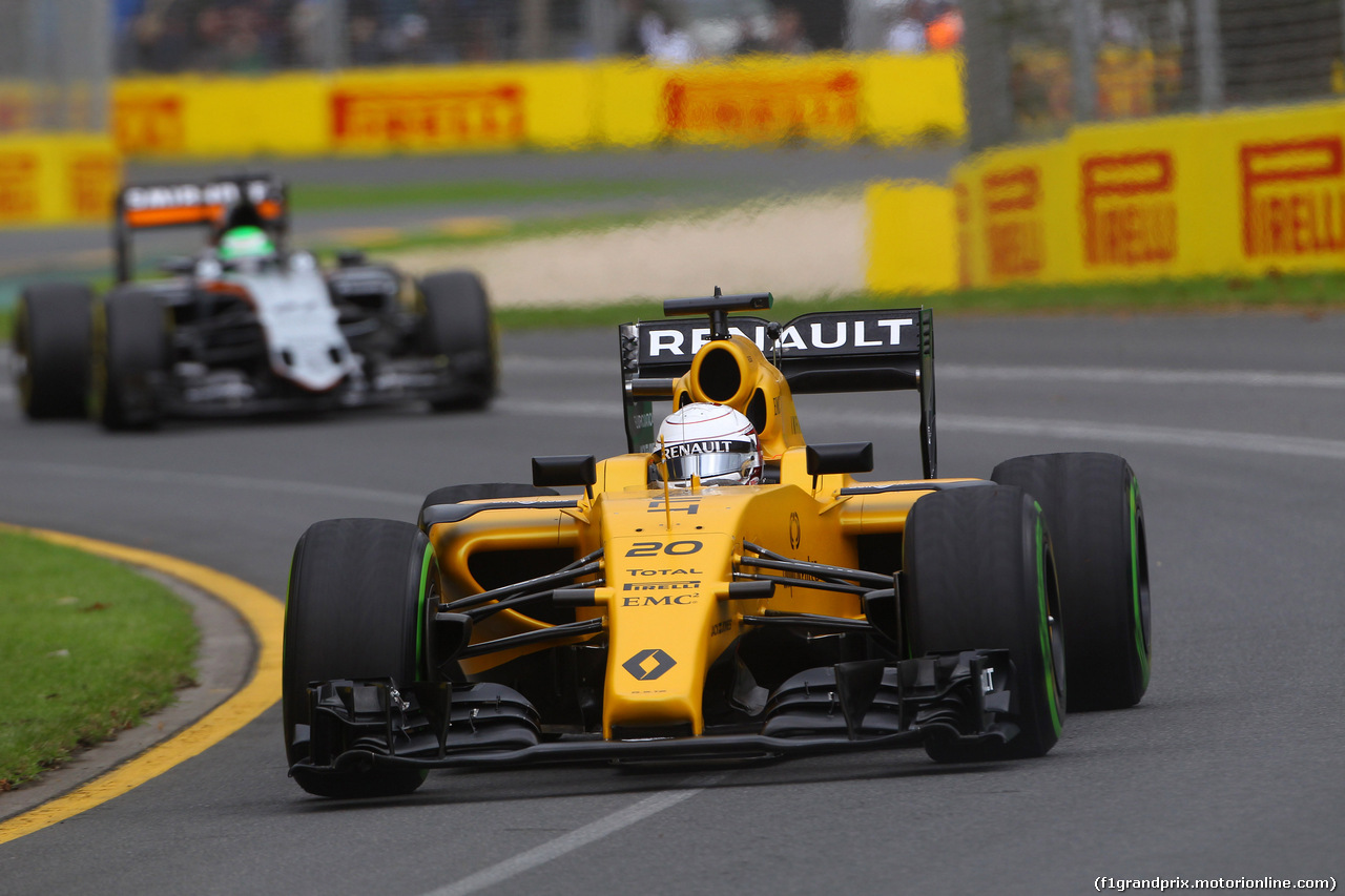 GP AUSTRALIA, 18.03.2016 - Prove Libere 1, Kevin Magnussen (DEN) Renault Sport F1 Team RS16