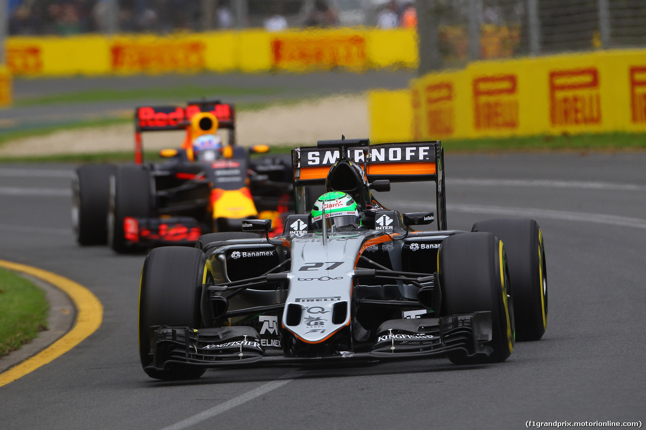 GP AUSTRALIA, 18.03.2016 - Prove Libere 1, Nico Hulkenberg (GER) Sahara Force India F1 VJM09