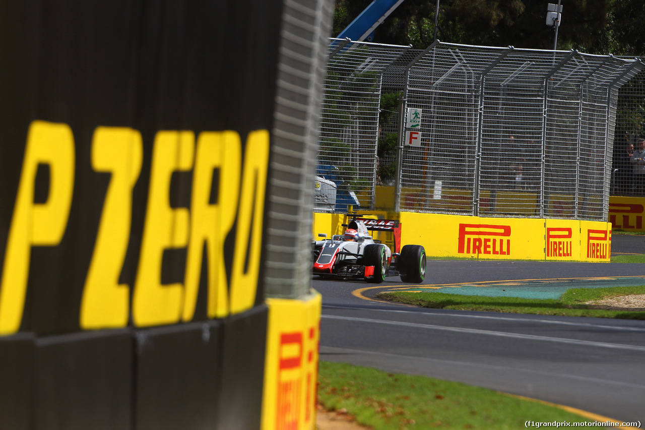 GP AUSTRALIA, 18.03.2016 - Prove Libere 1, Romain Grosjean (FRA) Haas F1 Team VF-16