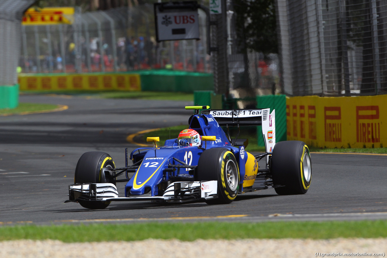 GP AUSTRALIA, 18.03.2016 - Prove Libere 1, Felipe Nasr (BRA) Sauber C34