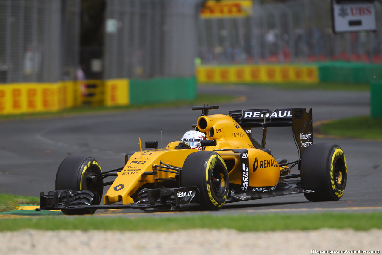 GP AUSTRALIA, 18.03.2016 - Prove Libere 1, Kevin Magnussen (DEN) Renault Sport F1 Team RS16