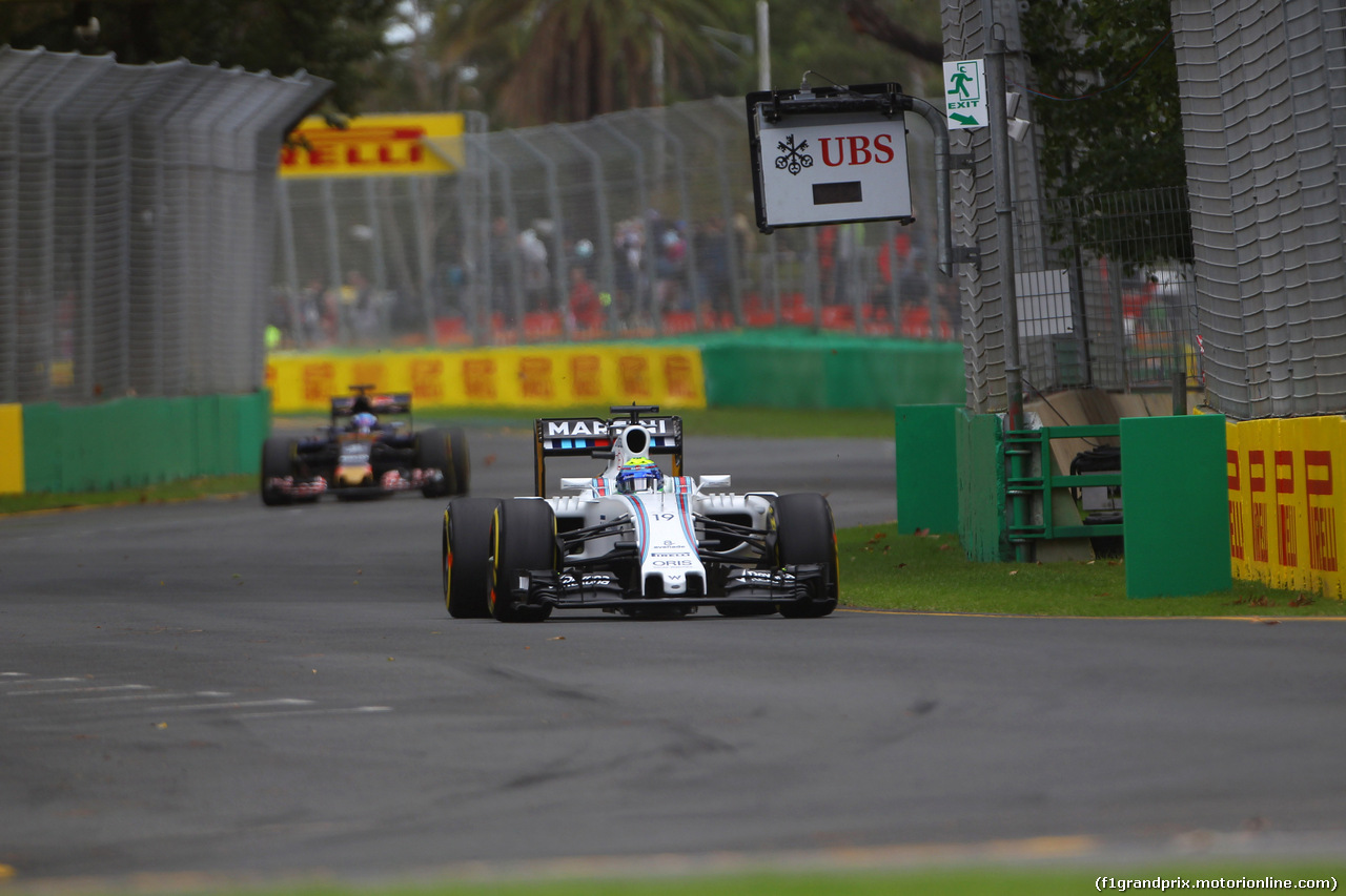 GP AUSTRALIA, 18.03.2016 - Prove Libere 1, Felipe Massa (BRA) Williams FW38
