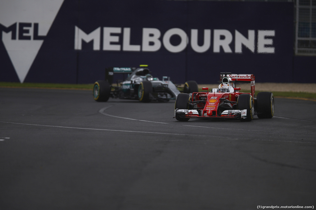 GP AUSTRALIA, 18.03.2016 - Prove Libere 1, Sebastian Vettel (GER) Ferrari SF16-H
