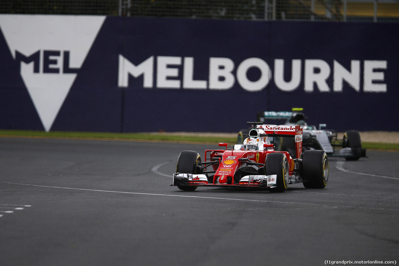 GP AUSTRALIA, 18.03.2016 - Prove Libere 1, Sebastian Vettel (GER) Ferrari SF16-H