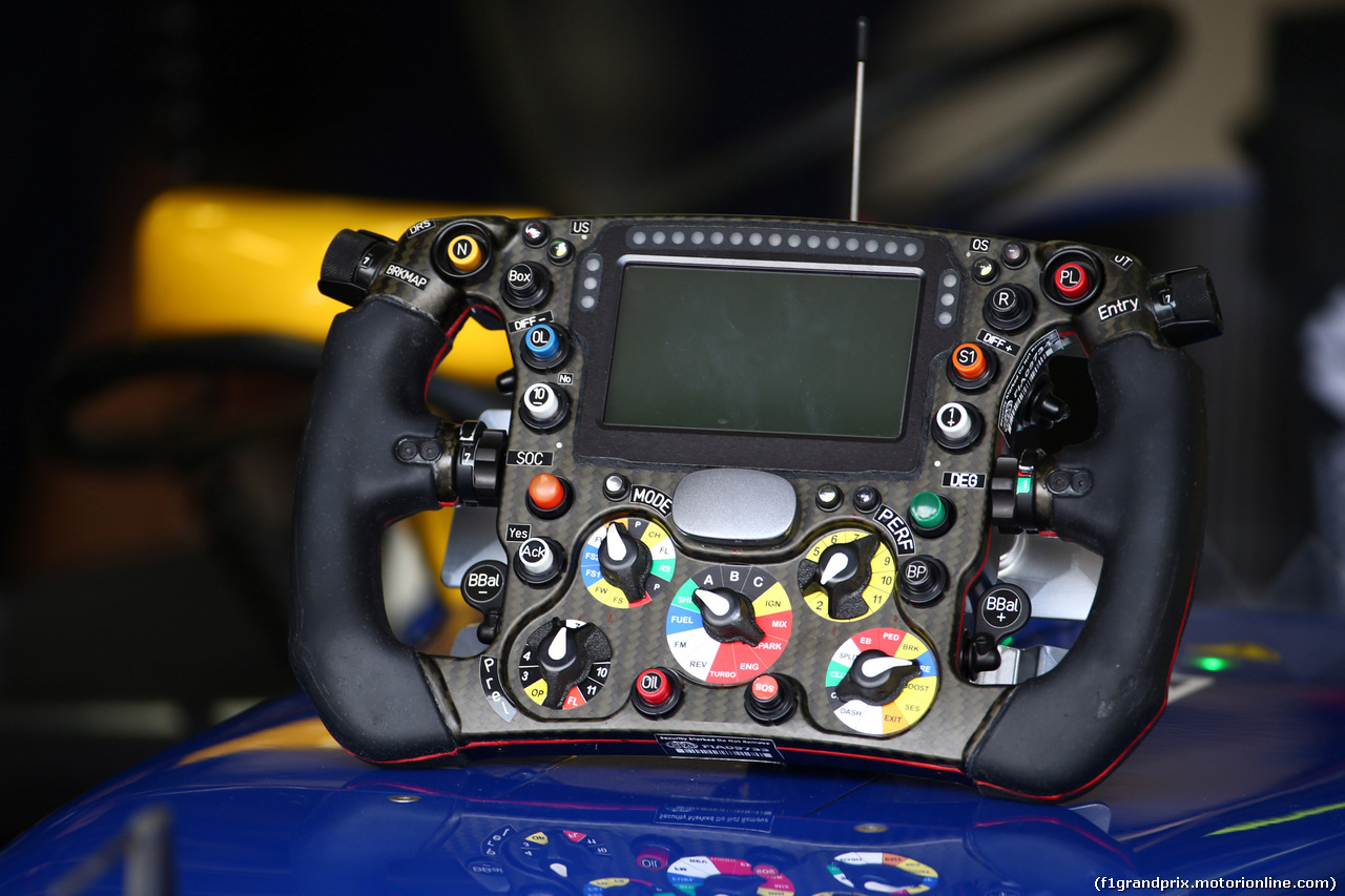 GP AUSTRALIA, 18.03.2016 - Prove Libere 1, The Steering wheel of Sauber C34