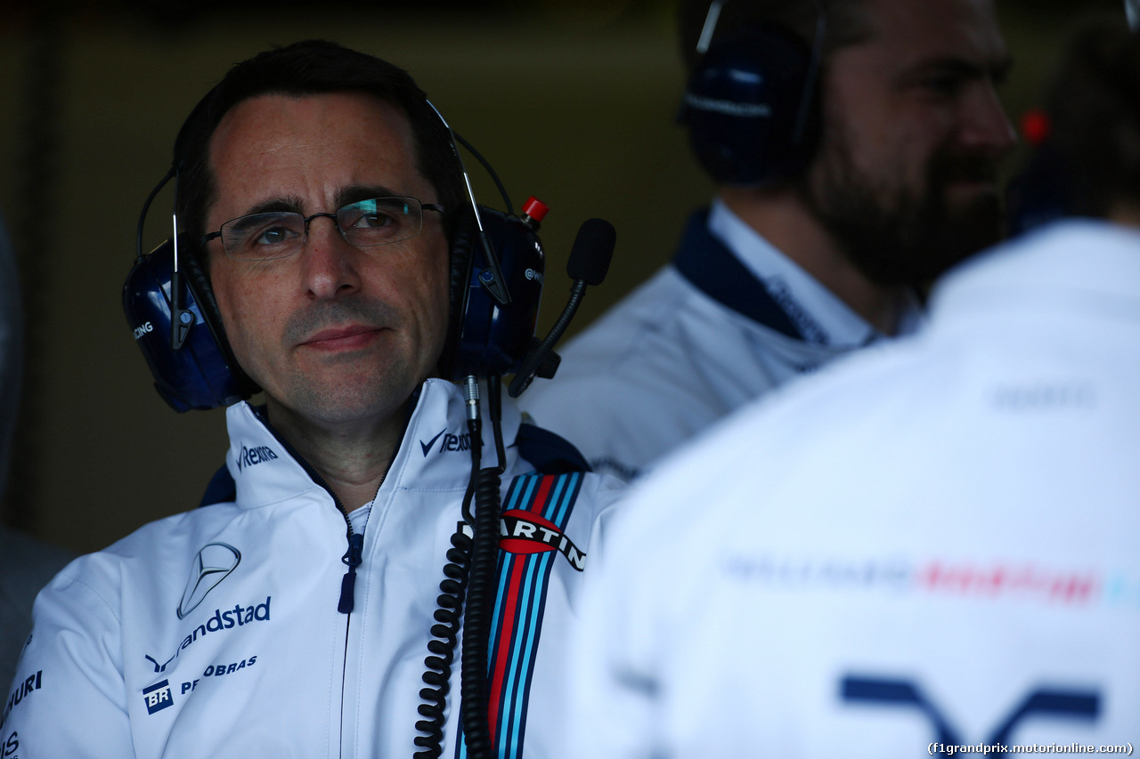 GP AUSTRALIA, 18.03.2016 - Prove Libere 1, Dave Robson (GBR) Williams Gara Engineer.