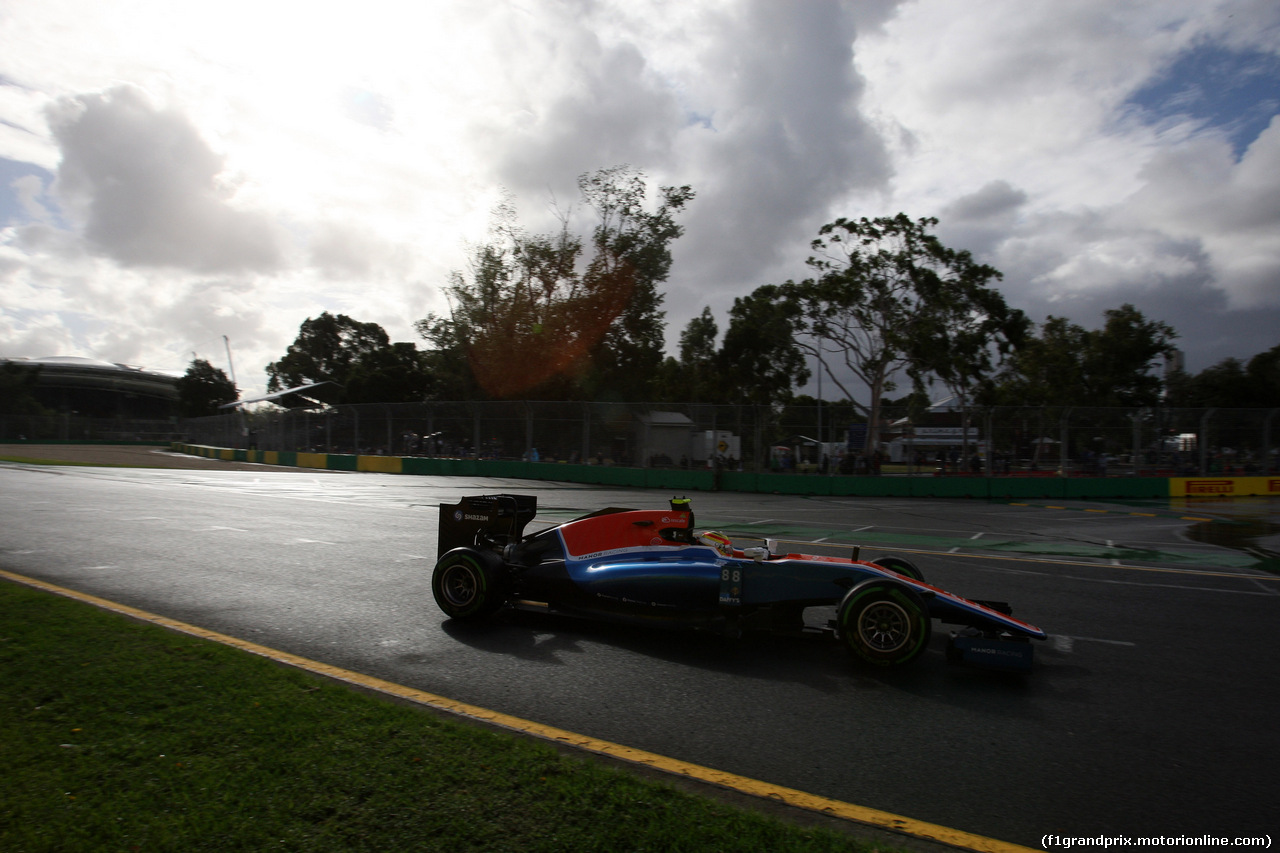 GP AUSTRALIA, 18.03.2016 - Prove Libere 2, Rio Haryanto (IND) Manor Racing MRT05