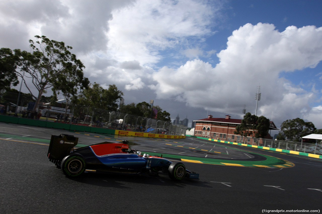 GP AUSTRALIA, 18.03.2016 - Prove Libere 2, Pascal Wehrlein (GER) Manor Racing MRT05