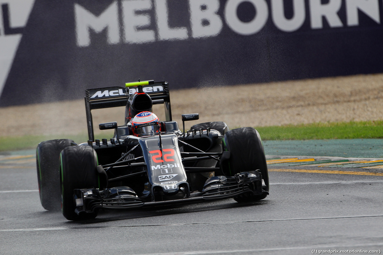 GP AUSTRALIA, 18.03.2016 - Prove Libere 2, Jenson Button (GBR)  McLaren Honda MP4-31