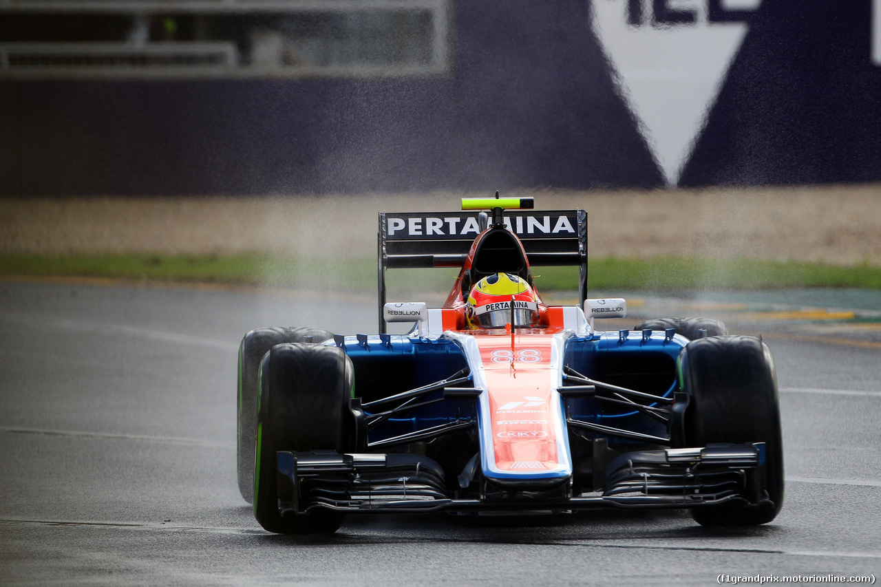 GP AUSTRALIA, 18.03.2016 - Prove Libere 2, Rio Haryanto (IND) Manor Racing MRT05