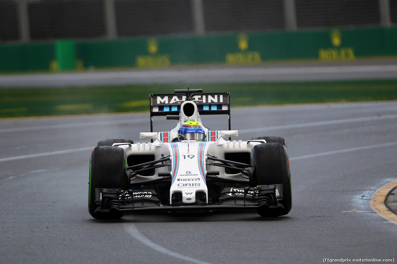 GP AUSTRALIA, 18.03.2016 - Prove Libere 2, Felipe Massa (BRA) Williams FW38