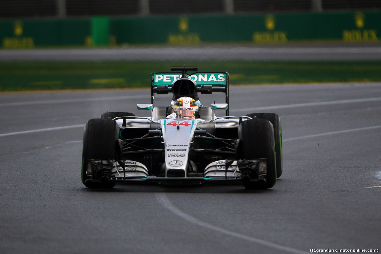 GP AUSTRALIA, 18.03.2016 - Prove Libere 2, Lewis Hamilton (GBR) Mercedes AMG F1 W07 Hybrid