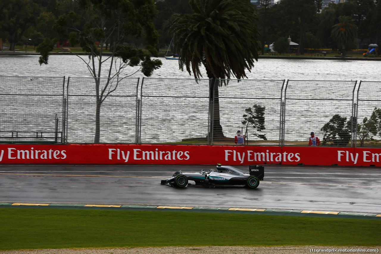 GP AUSTRALIA, 18.03.2016 - Prove Libere 2, Nico Rosberg (GER) Mercedes AMG F1 W07 Hybrid