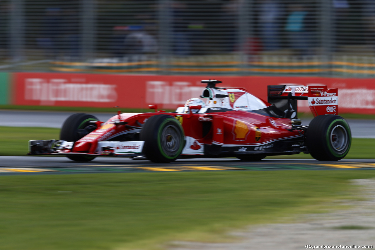GP AUSTRALIA, 18.03.2016 - Prove Libere 2, Sebastian Vettel (GER) Ferrari SF16-H