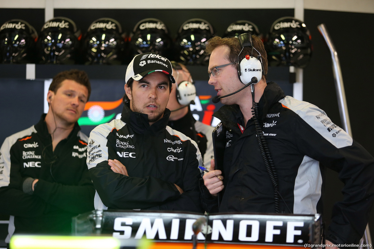 GP AUSTRALIA, 18.03.2016 - Prove Libere 2, Sergio Perez (MEX) Sahara Force India F1 VJM09