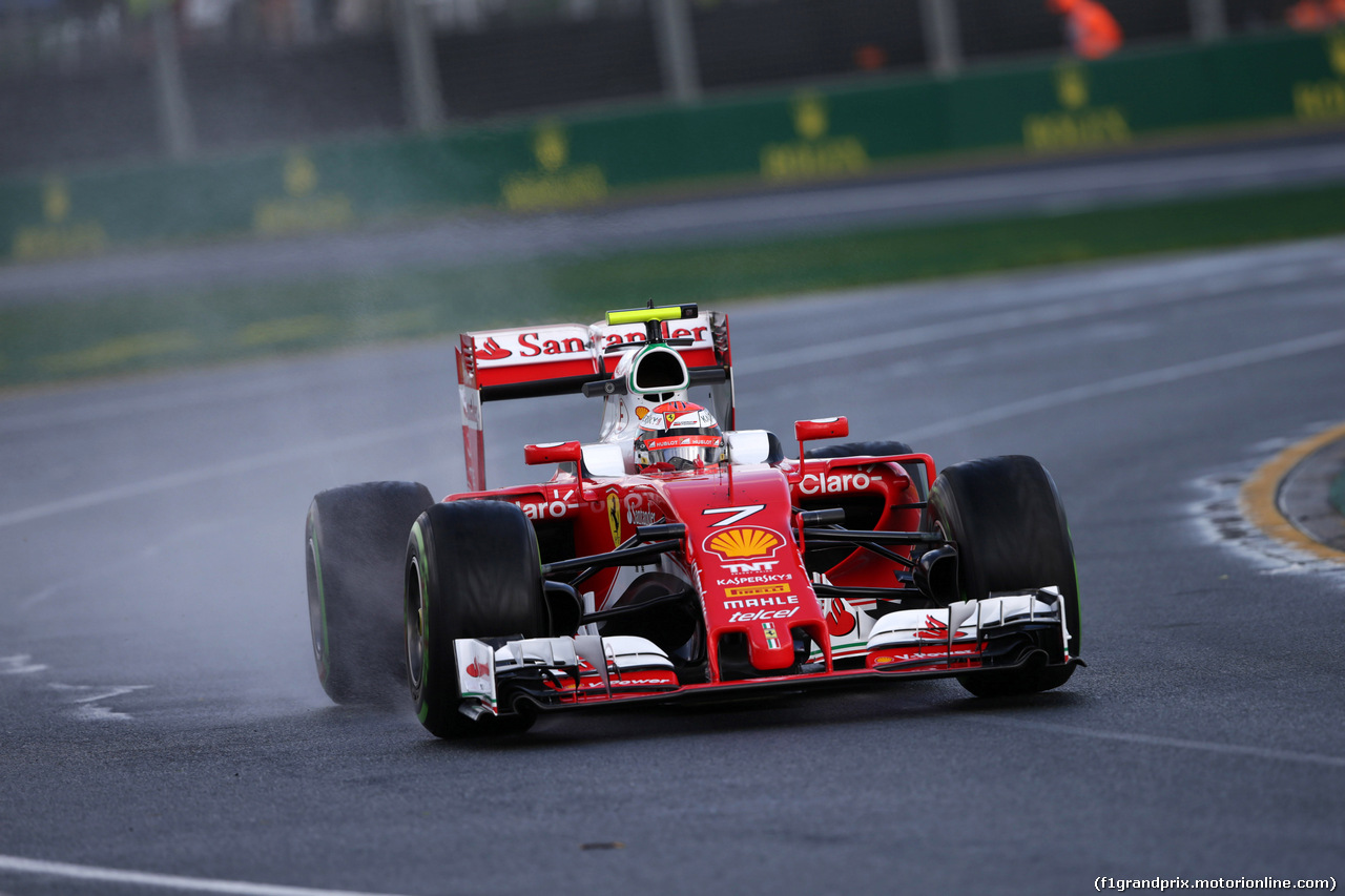 GP AUSTRALIA, 18.03.2016 - Prove Libere 2, Kimi Raikkonen (FIN) Ferrari SF16-H