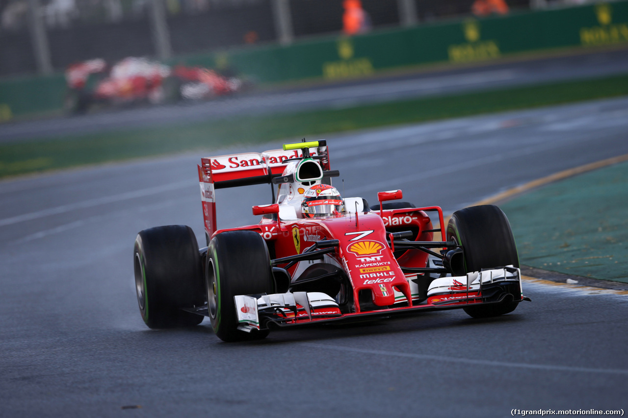 GP AUSTRALIA, 18.03.2016 - Prove Libere 2, Kimi Raikkonen (FIN) Ferrari SF16-H