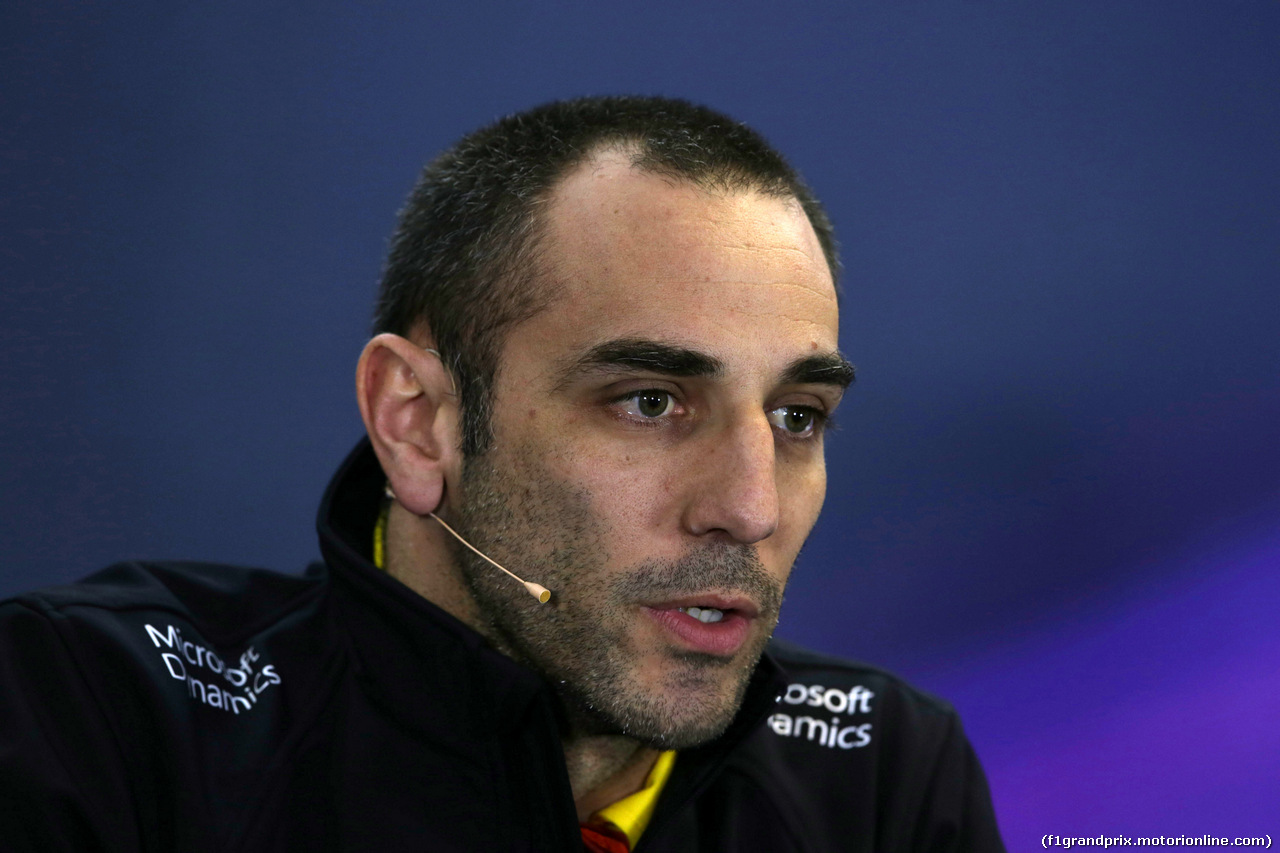 GP AUSTRALIA, 18.03.2016 - Conferenza Stampa, Cyril Abiteboul (FRA) Renault Sport F1 Managing Director