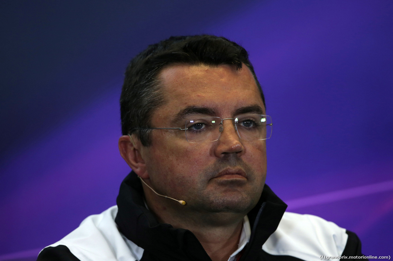 GP AUSTRALIA, 18.03.2016 - Conferenza Stampa, Eric Boullier (FRA) McLaren Racing Director
