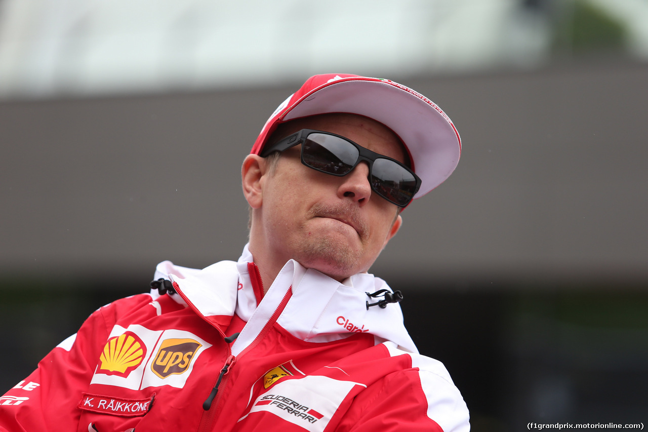 GP AUSTRIA, 03.07.2016 - Drivers Parade, Kimi Raikkonen (FIN) Ferrari SF16-H