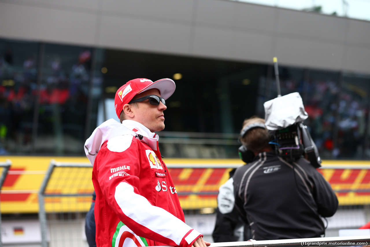 GP AUSTRIA, 03.07.2016 - Drivers Parade, Kimi Raikkonen (FIN) Ferrari SF16-H