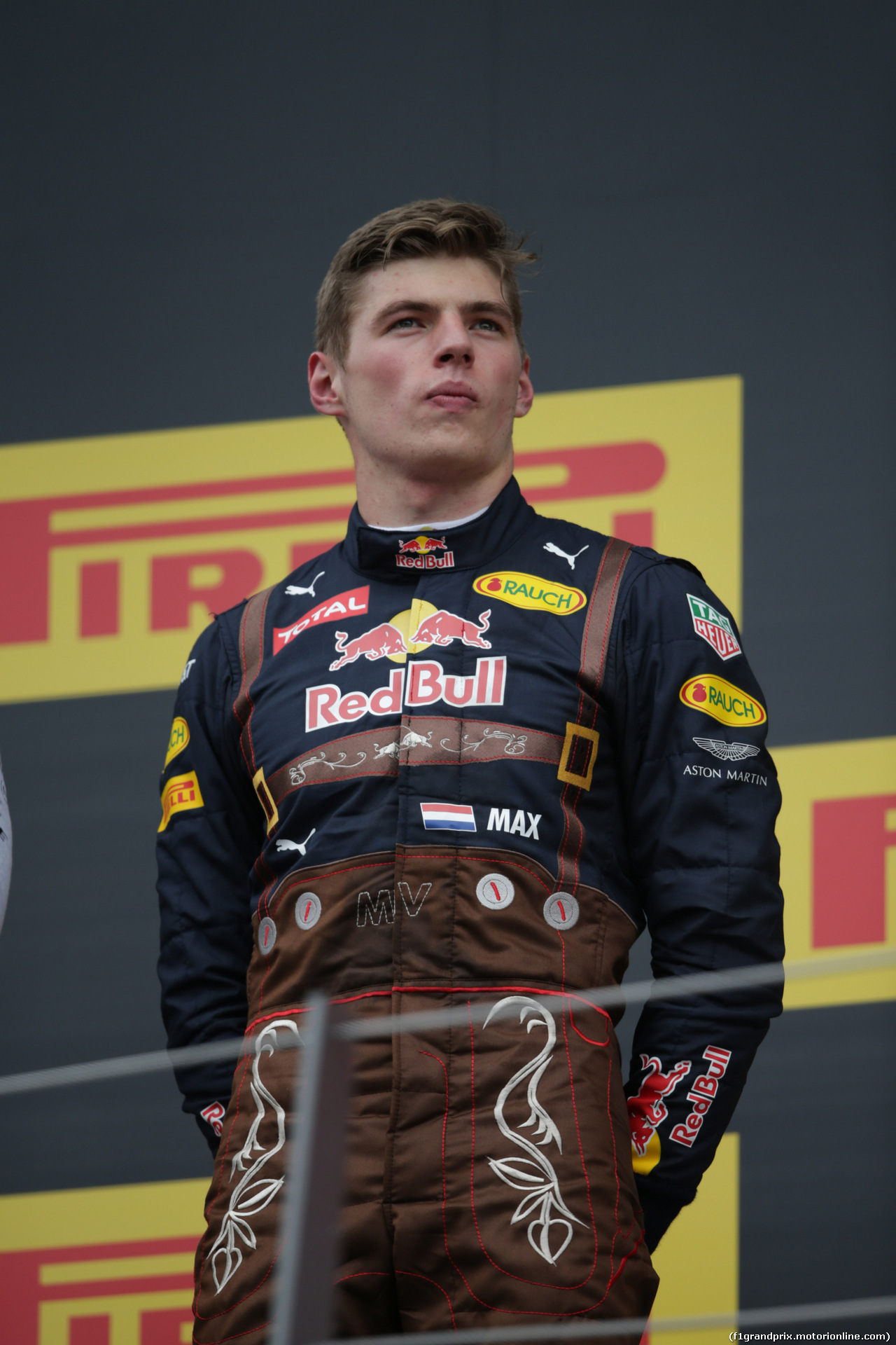 GP AUSTRIA, 03.07.2016 - Podium, 2nd place Max Verstappen (NED) Red Bull Racing RB12