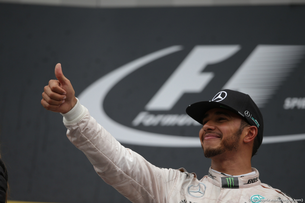 GP AUSTRIA, 03.07.2016 - Podium, winner: Lewis Hamilton (GBR) Mercedes AMG F1 W07