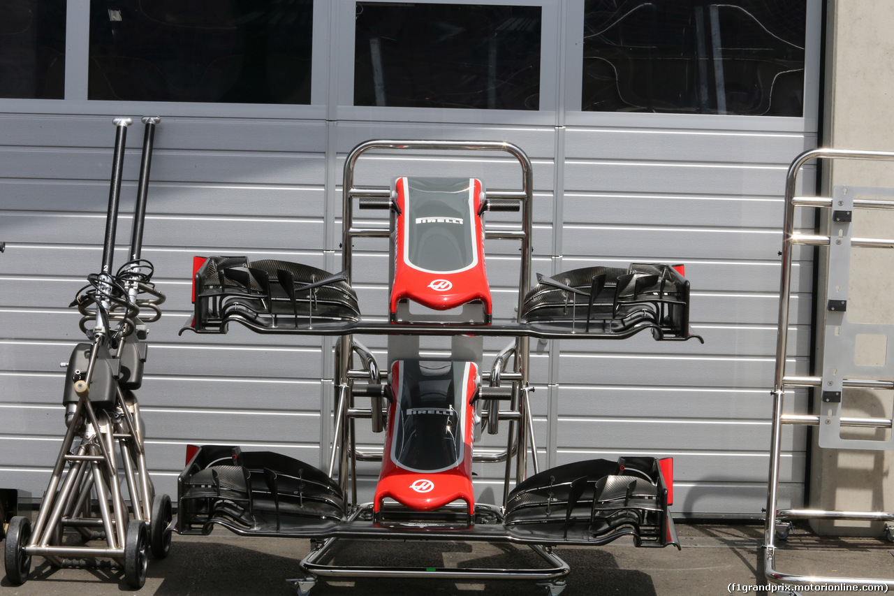 GP AUSTRIA, 30.06.2016-  Haas F1 Team VF-16 Frontal Wing