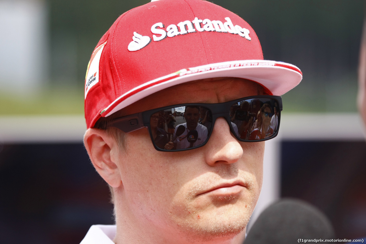 GP AUSTRIA, 30.06.2016- Kimi Raikkonen (FIN) Ferrari SF16-H
