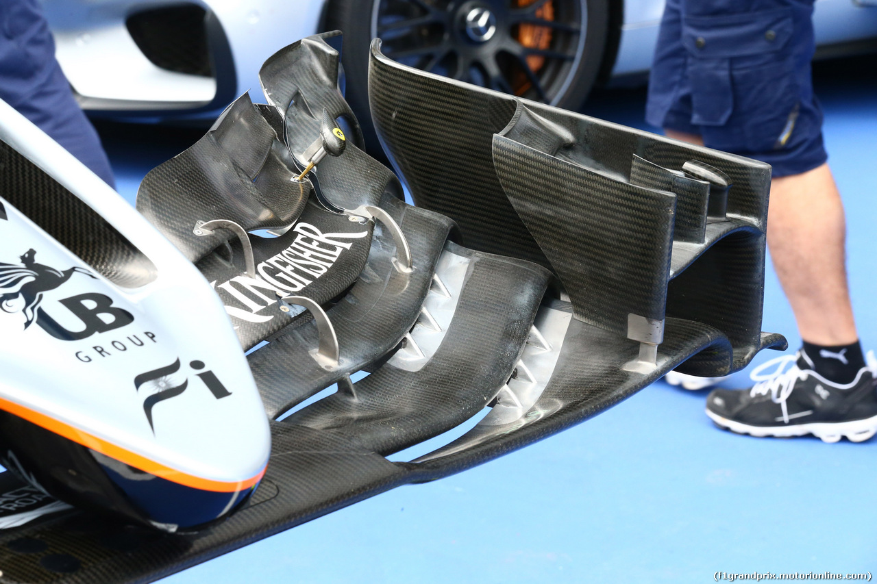 GP AUSTRIA, 30.06.2016- Sahara Force India F1 Team VJM09 Frontal Wing