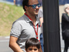 GP AUSTRIA, 30.06.2016- Felipe Massa (BRA) Williams F1 Team FW38  with his son Felipinho Bassi Massa (BRA)