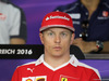 GP AUSTRIA, 30.06.2016- Giovedi' Press Conference,  Kimi Raikkonen (FIN) Ferrari SF16-H