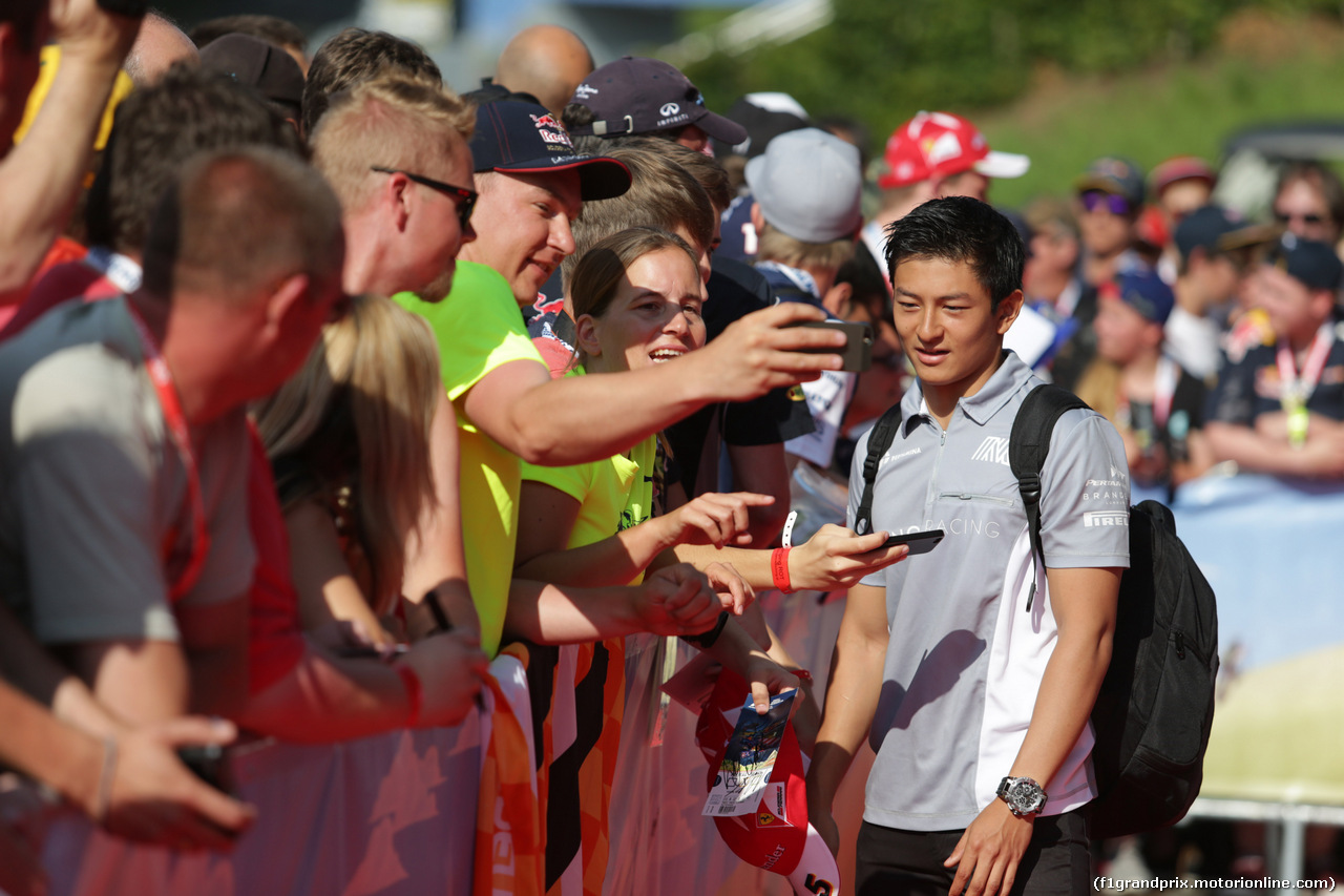 GP AUSTRIA, 02.07.2016 - Autograph session, Rio Haryanto (IDN) Manor Racing MRT MRT05