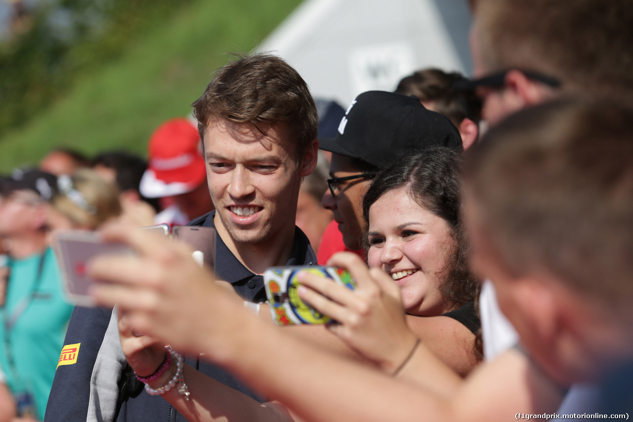 GP AUSTRIA, 02.07.2016 - Autograph session, Daniil Kvyat (RUS) Scuderia Toro Rosso STR11